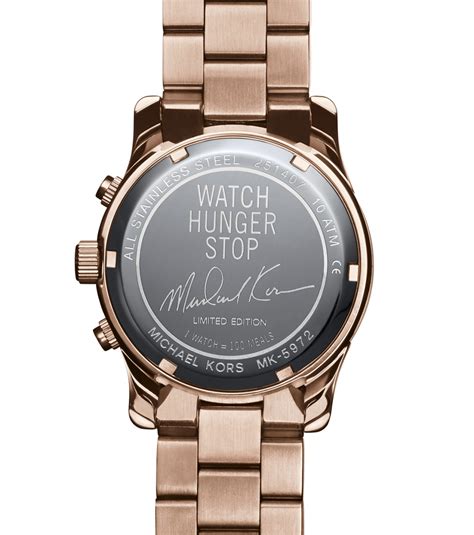 michael kors watch hunger stop 2020|hunger stop 2022 cast.